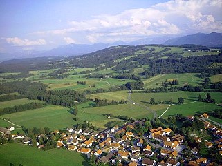 Landschaft rund um B&ouml;bing